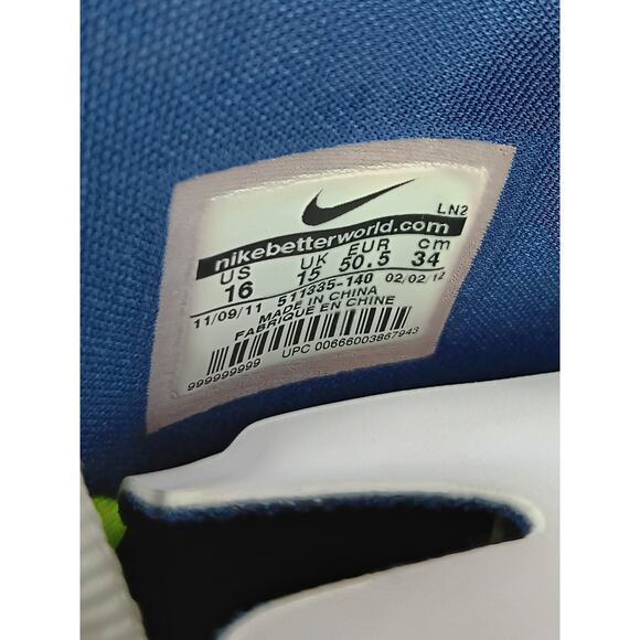 Nike Vapor Carbon Elite Football‎ Cleats Mens 16 Midnight Blue Hyperfuse Sports main image 7